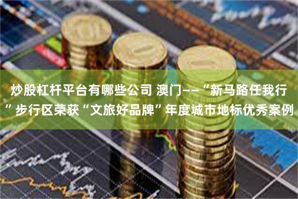 炒股杠杆平台有哪些公司 澳门——“新马路任我行”步行区荣获“文旅好品牌”年度城市地标优秀案例